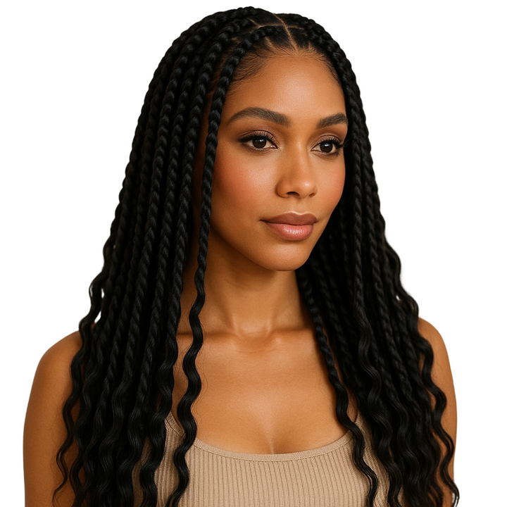 Ocean Wave Bulk Human Hair for Braiding
