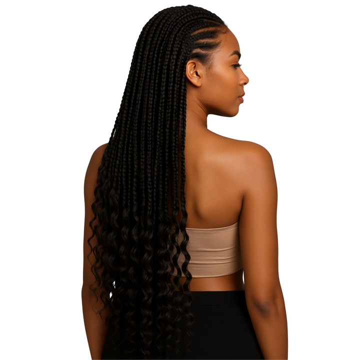 Ocean Wave Bulk Human Hair for Braiding