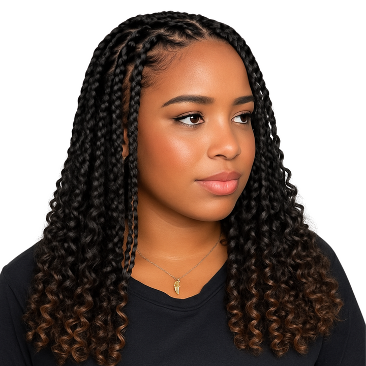 Ocean Wave Bulk Human Hair for Braiding