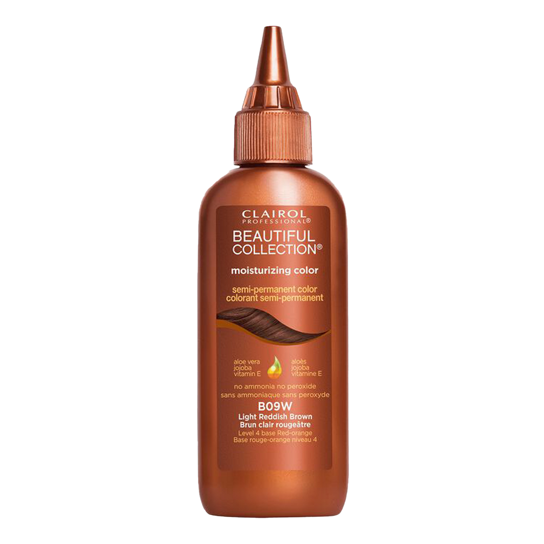 Beautiful Collection Moisturizing Color – B09W Light Reddish Brown 3oz