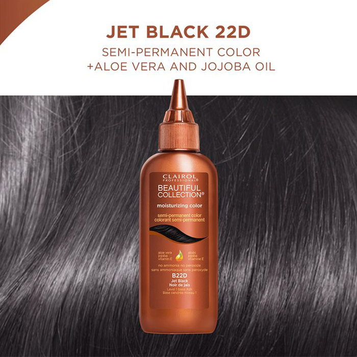 Beautiful Collection Moisturizing Color – B22D Jet Black 3oz