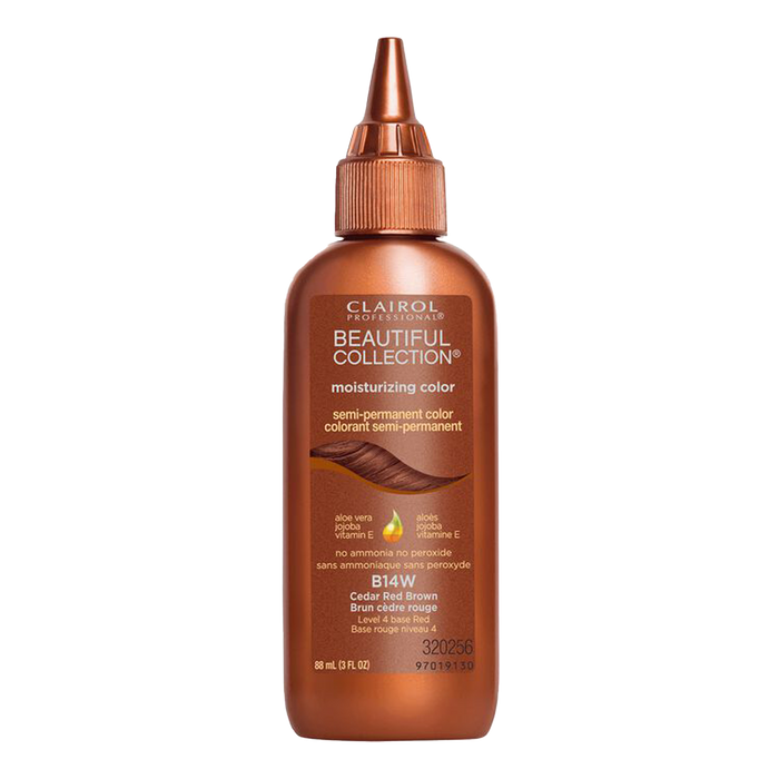 Beautiful Collection Moisturizing Color – B14W Cedar Red Brown 3oz