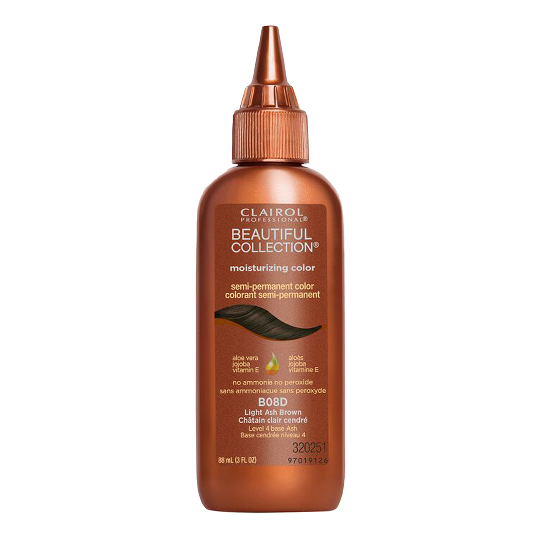 Beautiful Collection Moisturizing Color – BO8D Light Ash Brown 3oz