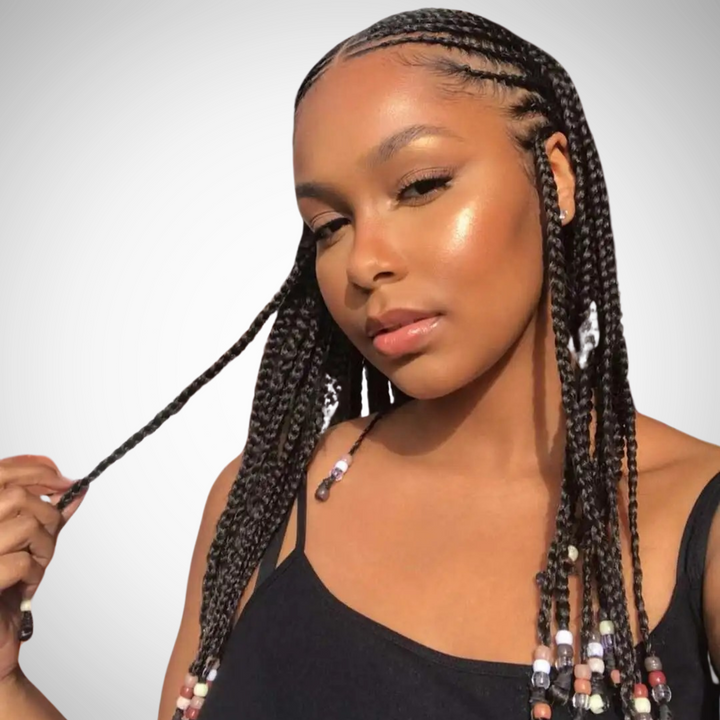 Kinky Straight Bulk Human Hair 16" 2 Bundle Pack