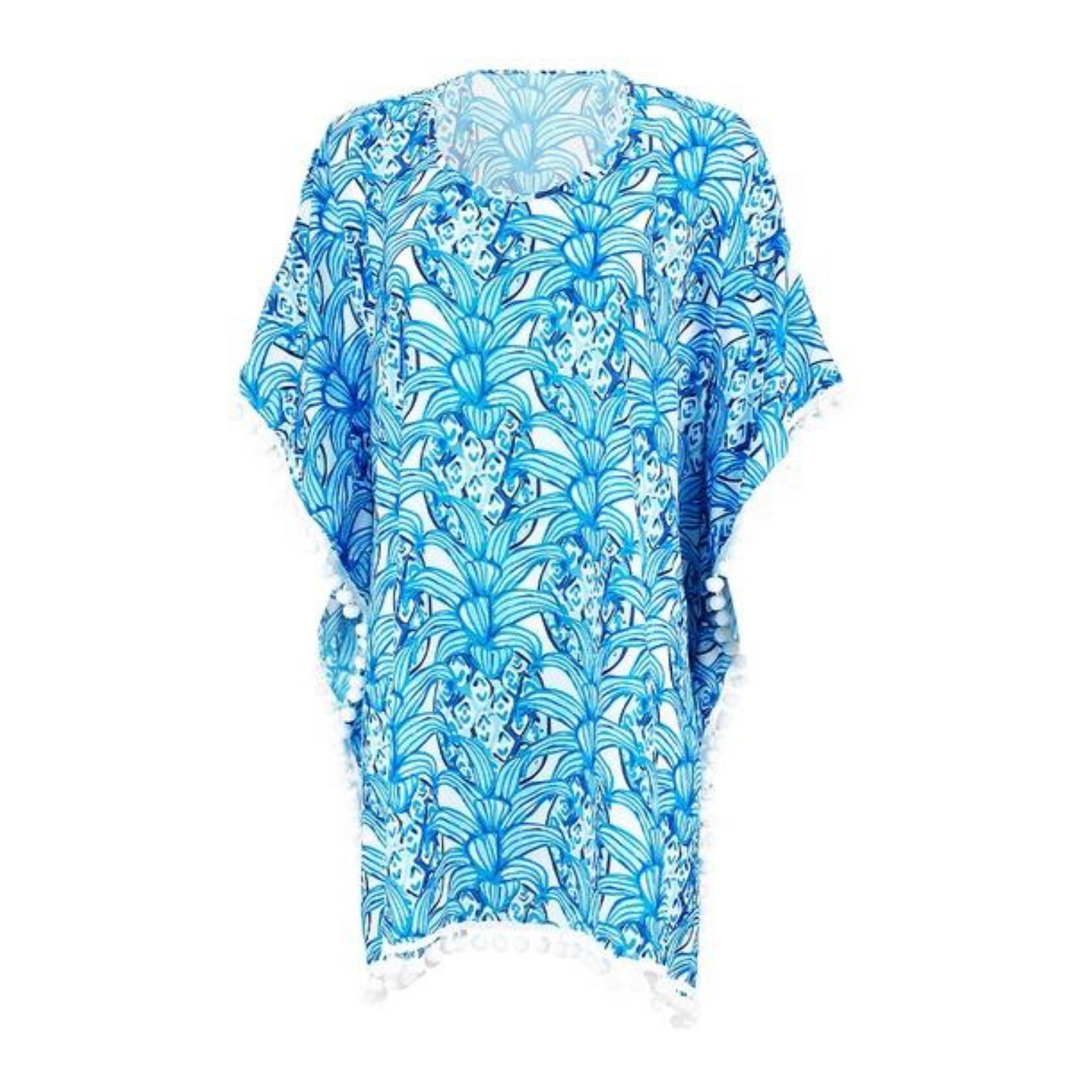 Embellished Pom-Pom Cover Up