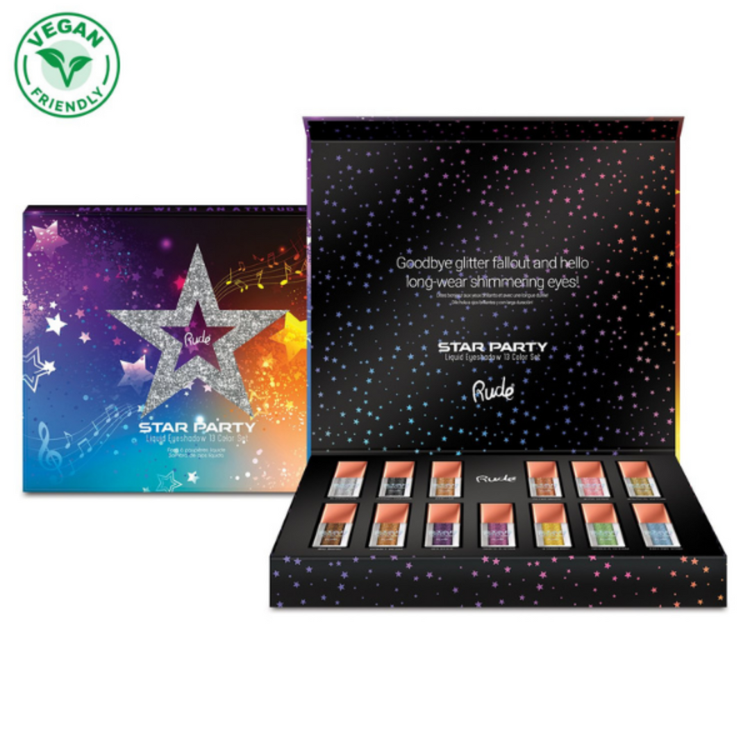 Rude Star Party Liquid Eyeshadow Complete Set