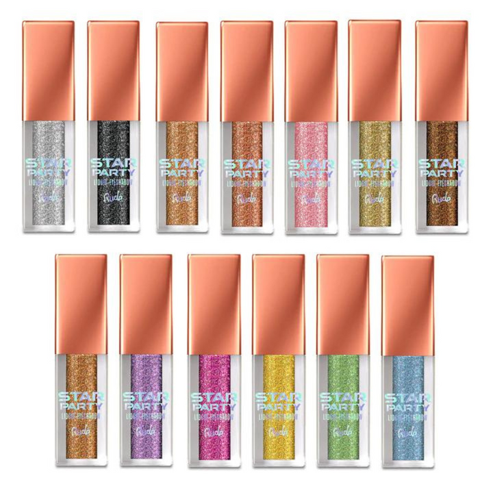 Rude Star Party Liquid Eyeshadow Complete Set