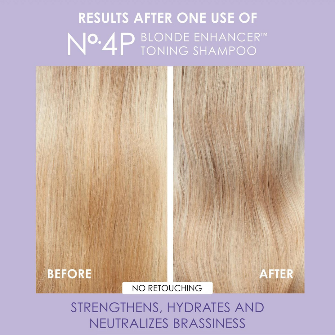 OLAPLEX No. 4P Blonde Enhancer Toning Shampoo