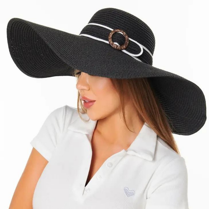 Buckle Band Straw Beach Sun Hat