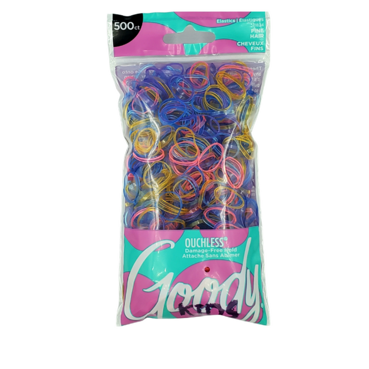 Girls Ouchless Clear Tint Latex Elastics