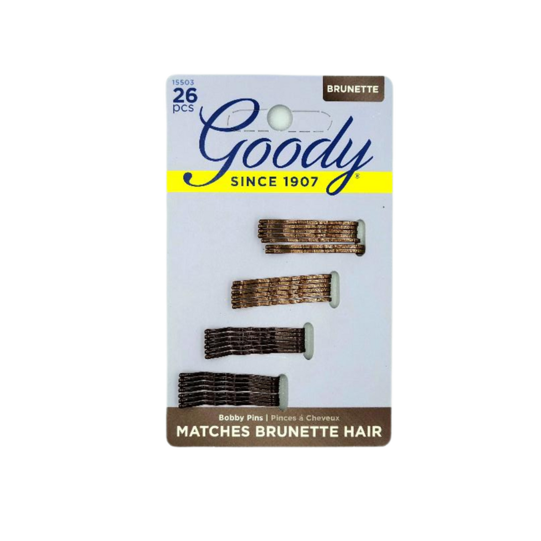 Colour Collection Metallic Finish Small Bobby Pin-Brunette