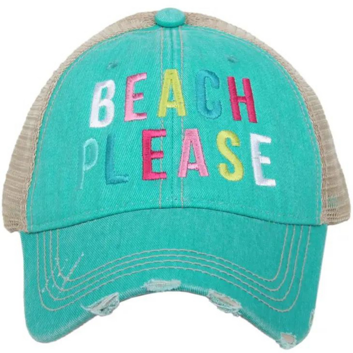 Beach Please Trucker Hat