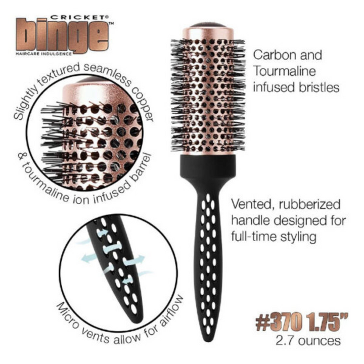 Binge Cooper Tension Thermal Brush- 1.75″ (2.7oz)