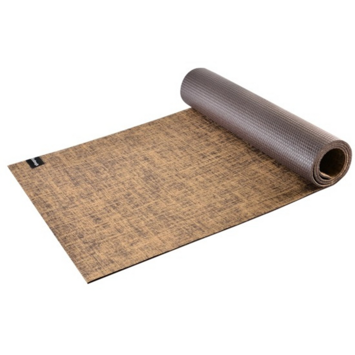 Coffee Brown Hemp & Jute Blend Yoga Mat