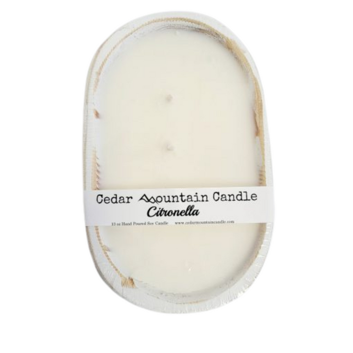 Cedar Mountain Spring & Natural Soy Candle: Citronella