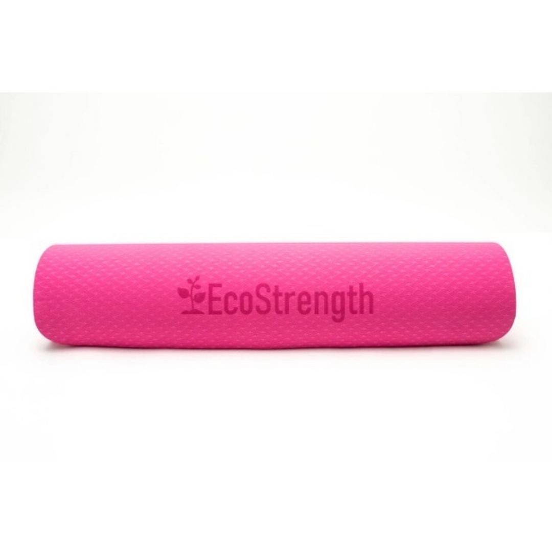 Double Pink Reversible Yoga Mat