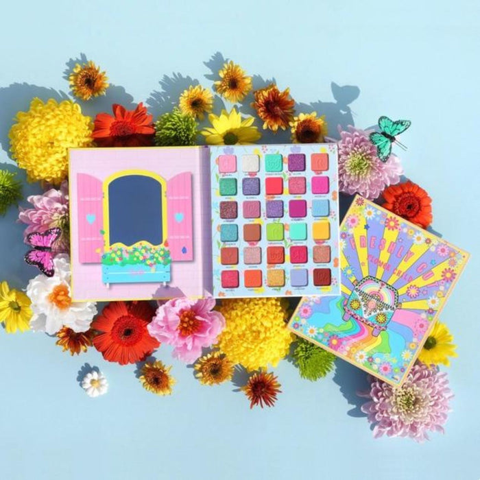 Flower Child 30 Pressed Pigment and Shadows Palette