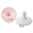Pacifier Set (Soft Pink & White)
