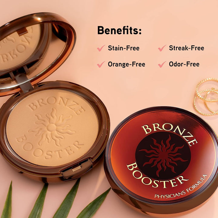 Physicians Formula-Bronze Booster Glow-Boosting Pressed Bronzer Light to Medium 0.3 Oz