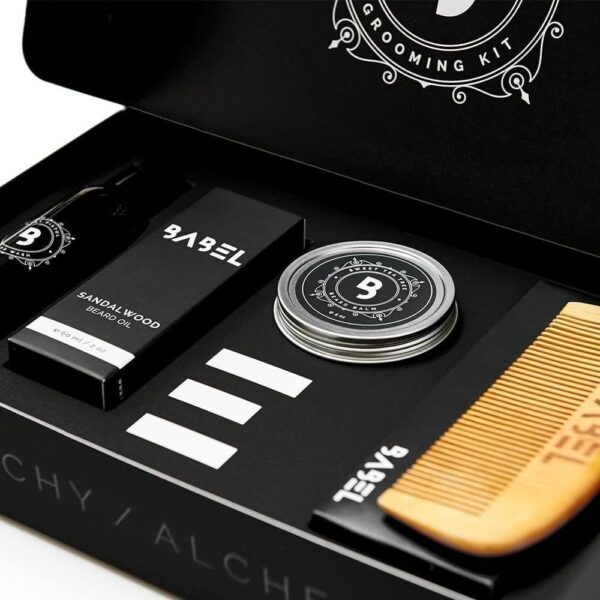 Sandalwood Black Box Grooming Kit