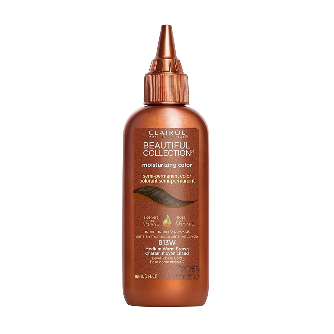 Beautiful Collection Moisturizing Color – B13W Medium Warm Brown 3oz