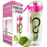 32oz Flip Top Fruit Infuser Water Bottle Pink