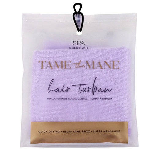 Tame The Mane Lavender Wet Hair Turban