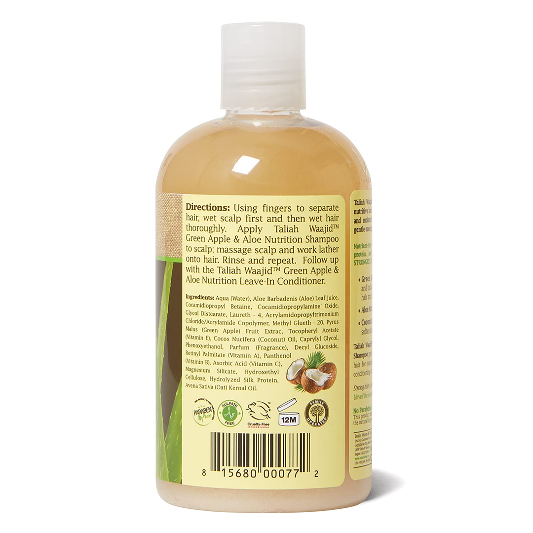 Taliah Waajid Green Apple & Aloe Shampoo 12oz