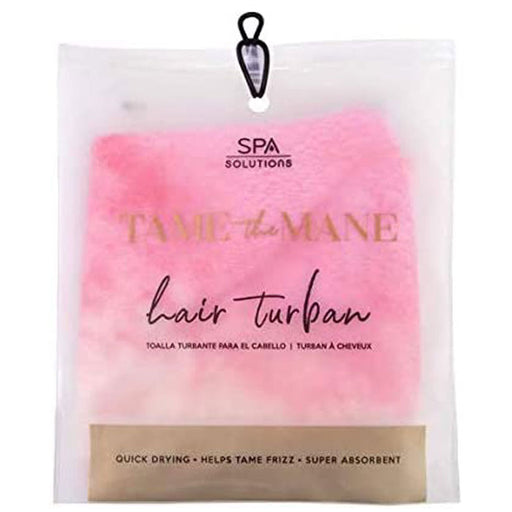 Tame The Mane Pink Hair Wet Hair Turban