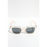 Snatched Square Frame Peach Sunglasses
